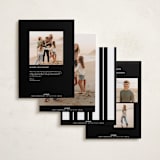 "Four Cheers" - Holiday Cards in Snow by Owl and Toad - Back of Card Options