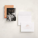 "Classy Cheer" - Holiday Cards in Apricot by Ekko Studio - Assembled