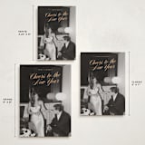 "Classy Cheer" - Holiday Cards in Apricot by Ekko Studio - Formats Available