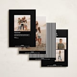 "For the archives" - Holiday Cards in Snow by Heather Schertzer - Back of Card Options