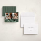 "Two" - Holiday Cards in Fir by Kelly Schmidt - Assembled