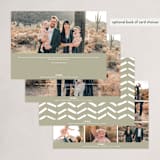"Keeping it together" - Holiday Cards in Forest by Pink House Press - Back of Card Options