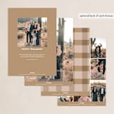 "refined" - Holiday Cards in Snow by April Astudillo - Back of Card Options