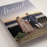 "Very Married Christmas" - Holiday Cards in Snow by Nicoletta Savod - Detail