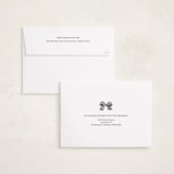 "ribbon wrapped" - Holiday Cards in Charcoal by Angela Marzuki - FREE Recipient Addressing