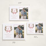 "Classic Merry Crest" - Holiday Cards in Holly Berry by Brooke Chandler - Formats Available