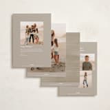 "Postcard Note" - Holiday Cards in Ink by Ekko Studio - Back of Card Options