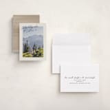 "Postcard Note" - Holiday Cards in Ink by Ekko Studio - Assembled