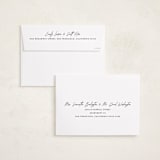 "Postcard Note" - Holiday Cards in Ink by Ekko Studio - FREE Recipient Addressing