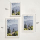 "Postcard Note" - Holiday Cards in Ink by Ekko Studio - Formats Available