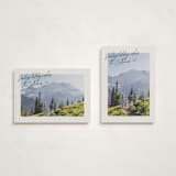 "Postcard Note" - Holiday Cards in Ink by Ekko Studio - Photo Orientation Options