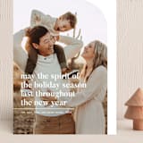 "Complete" - Holiday Cards in Cloud by Jennifer Lew - Front
