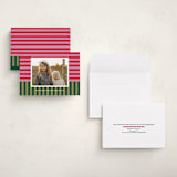 "Festive Stripes" - Holiday Cards in Candy Cane by Shari Margolin - Assembled