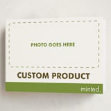 "Landscape Custom" - Holiday Cards in Charcoal by Minted - Folded Card