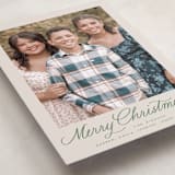 "Classically" - Holiday Cards in Fir by Everett Paper Goods - Detail