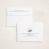 "Festive icons" - Holiday Cards in Leaf by Sarah Knight - FREE Recipient Addressing