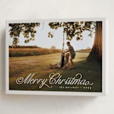 "Noelle" - Holiday Cards in Marshmallow by Pati Cascino - Folded Card