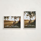 "Noelle" - Holiday Cards in Marshmallow by Pati Cascino - Photo Orientation Options