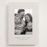 "Above all" - Holiday Cards in Newsprint by Lea Delaveris - Front