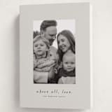 "Above all" - Holiday Cards in Newsprint by Lea Delaveris - Folded Card
