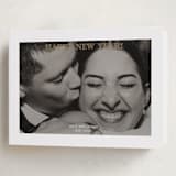 "White Border" - Holiday Cards in Caramel by Annie Chan - Folded Card