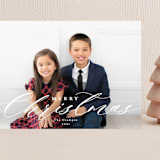 "Inscribed" - Holiday Cards in Salt by Olivia Raufman - Front