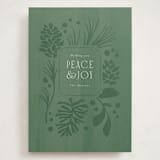 "Pines and pinecones" - Holiday Cards in Wintergreen by Jennifer Wick - Front