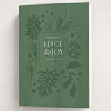 "Pines and pinecones" - Holiday Cards in Wintergreen by Jennifer Wick - Folded Card
