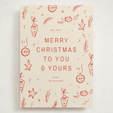 "Happy Little Holidays" - Holiday Cards in Tomato by Ani Somi - Front
