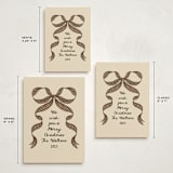 "Gingham Ribbon" - Holiday Cards in Spice by Leah Bisch - Formats Available
