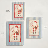"Greetings from Santa" - Holiday Cards in Wintermint by Teju Reval - Formats Available
