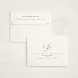 "With Flourish" - Holiday Cards in Rosy Cheeks by Kate Ahn - FREE Recipient Addressing