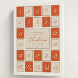 "Advent" - Holiday Cards in Spice by Gwen Bedat - Folded Card