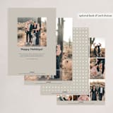 "Bright Here" - Holiday Cards in Snow by Amy Kross - Back of Card Options