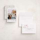 "Scripted Penmanship Frame" - Holiday Cards in Snow by Jackie Crawford - Assembled