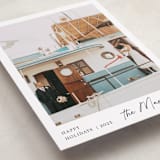 "Scripted Penmanship Frame" - Holiday Cards in Snow by Jackie Crawford - Detail