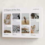 "a glimpsed year" - Holiday Cards in Pepper by Bramble Studio - Folded Card