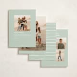 "New Place" - Holiday Cards in Morning Mist by Julie Murray - Back of Card Options