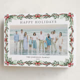 "traditional christmas" - Holiday Cards in Holly by Angel Walker - Folded Card