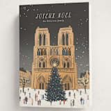 "Notre Dame" - Holiday Cards in Slate by Jamie Alexander - Folded Card