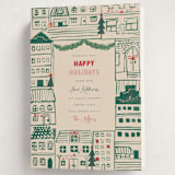 "Festive Home" - Holiday Cards in Elf Shoes by Teju Reval - Folded Card