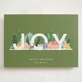 "Joyful Scene" - Holiday Cards in Forest by Bethan - Front