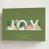 "Joyful Scene" - Holiday Cards in Forest by Bethan - Folded Card