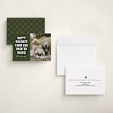 "Our Pack to Yours" - Holiday Cards in Evergreen by Brooke Chandler - Assembled