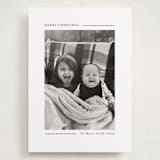 "Candy Cane Lines" - Holiday Cards in Candy Cane by Allison Orszak - Front
