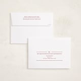 "Candy Cane Lines" - Holiday Cards in Candy Cane by Allison Orszak - FREE Recipient Addressing