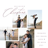 "Wrapped in Love" - Holiday Cards in Cranberry by Carolyn Nicks - Detail