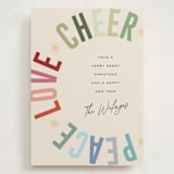 "Holiday Three" - Holiday Cards in Confetti by Pixel and Hank - Front