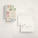 "Holiday Three" - Holiday Cards in Confetti by Pixel and Hank - Assembled