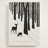 "All Is Calm" - Holiday Cards in Coal by itsjensworld - Front